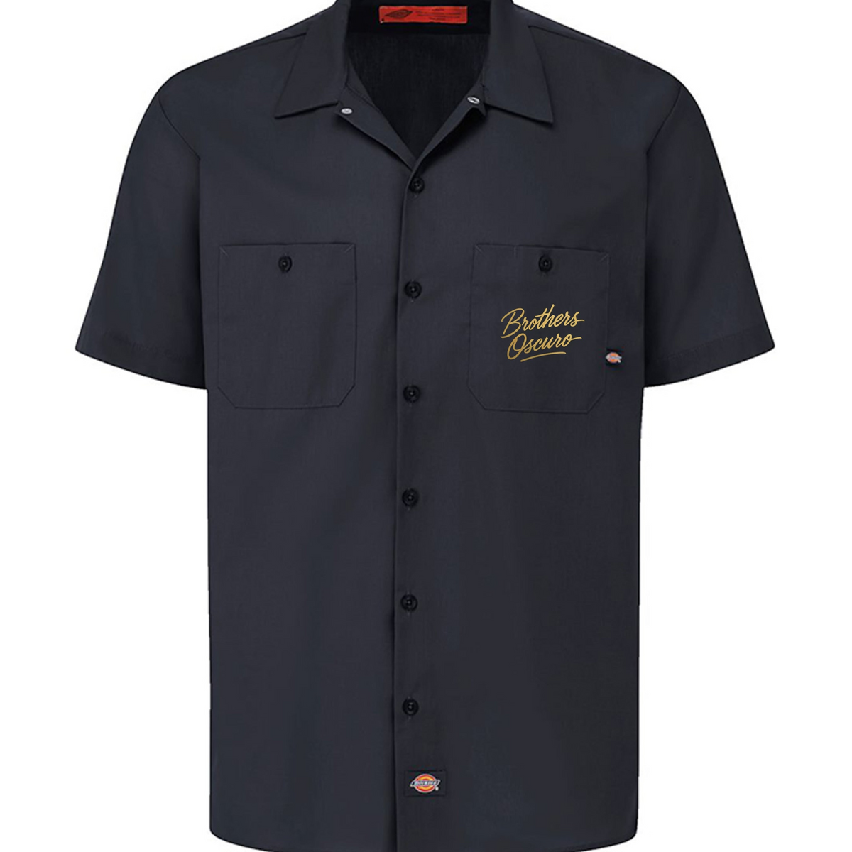 Brothers Oscuro Dickies LS535 Men's 4.25 oz. Industrial Short-Sleeve Work Shirt