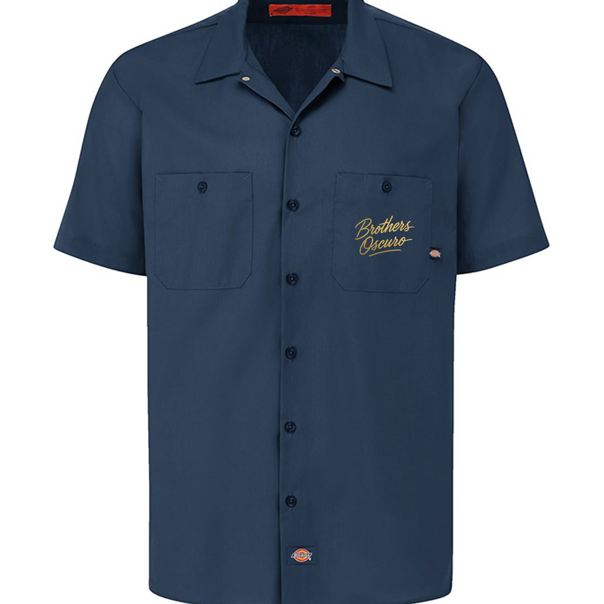 Brothers Oscuro Dickies LS535 Men's 4.25 oz. Industrial Short-Sleeve Work Shirt