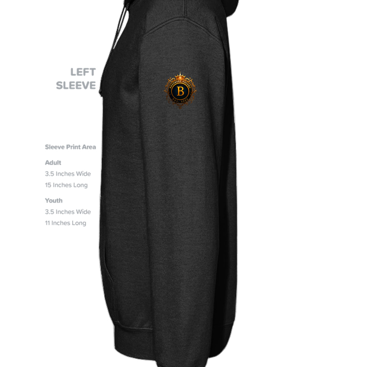 BLACK - G185 - SLEEVE_LEFT