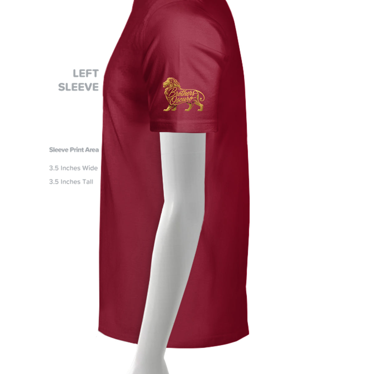CARDINAL RED - G500 - SLEEVE_LEFT