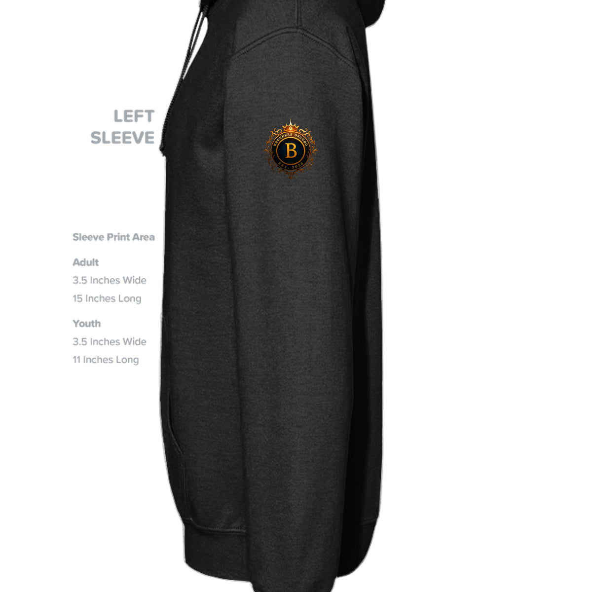 BLACK - G185 - SLEEVE_LEFT